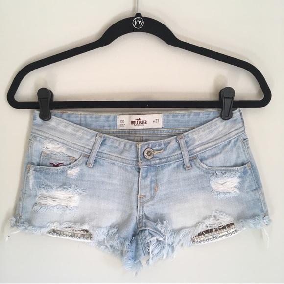 Hollister Pants - Hollister shorts with sequin pockets